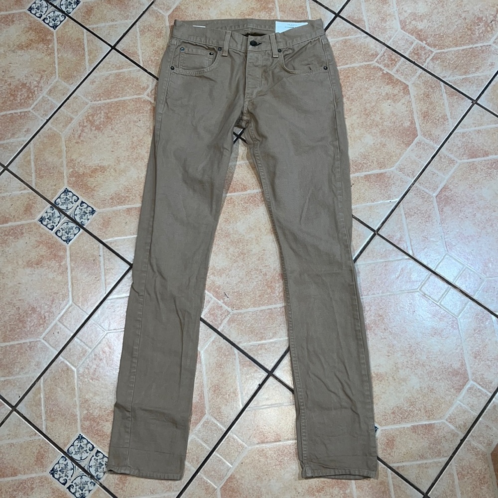 Rag & Bone Men's Slim Jeans Tan Pants Tapered